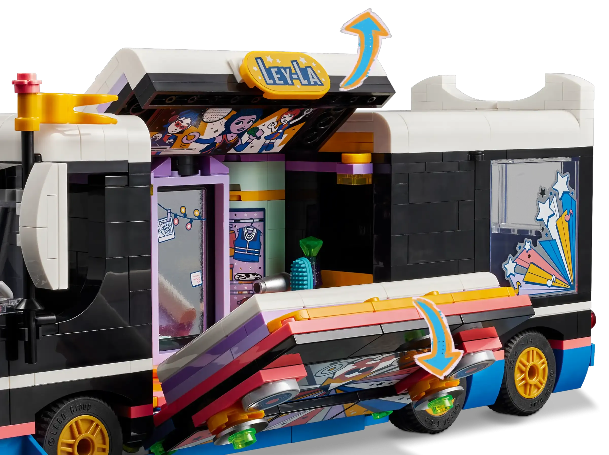 LEGO FRIENDS 42619 Pop Star Music Tour Bus