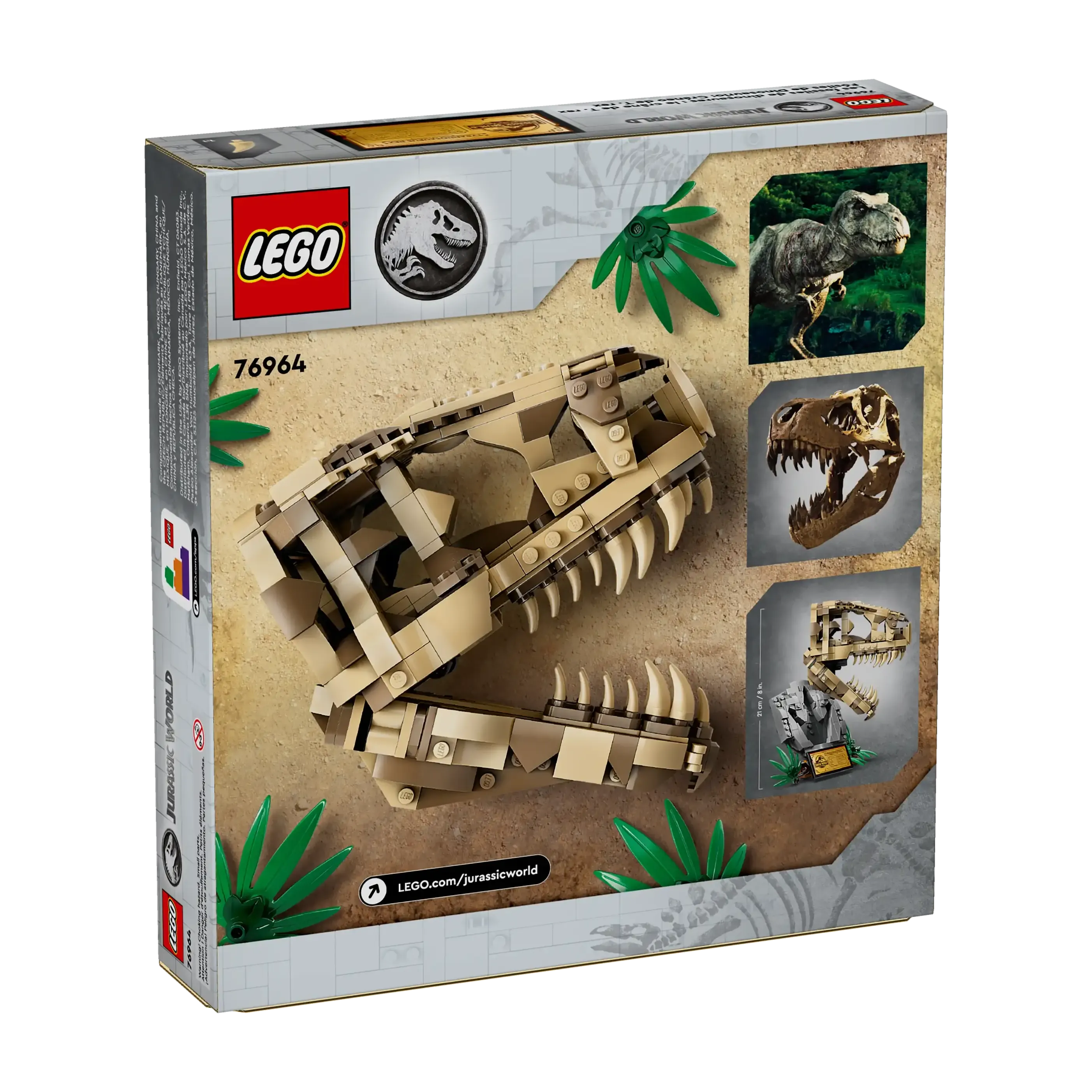 LEGO JURASSIC WORLD 76964 Dinosaur Fossils T Rex Skull