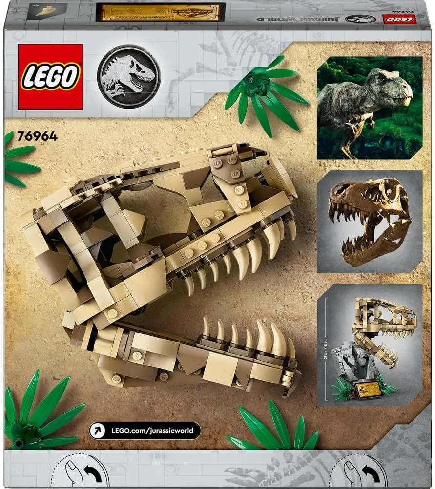 LEGO JURASSIC WORLD 76964 Dinosaur Fossils T Rex Skull