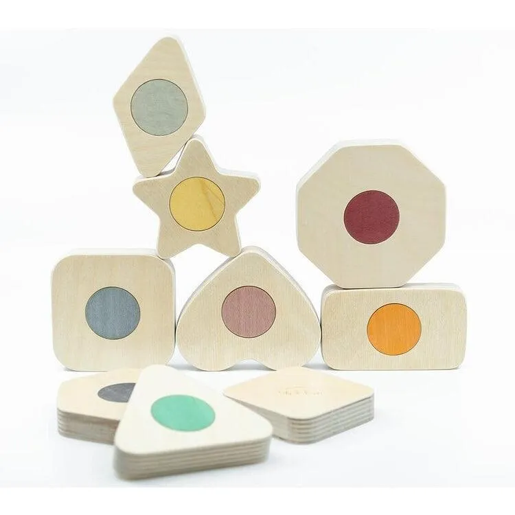Lily & River Little Stackables, Wooden Stacking Blocks LAST FEW
