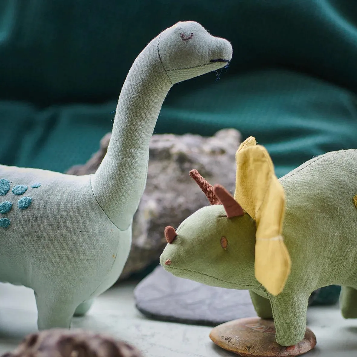 Linen Dinosaur Trike Triceratops