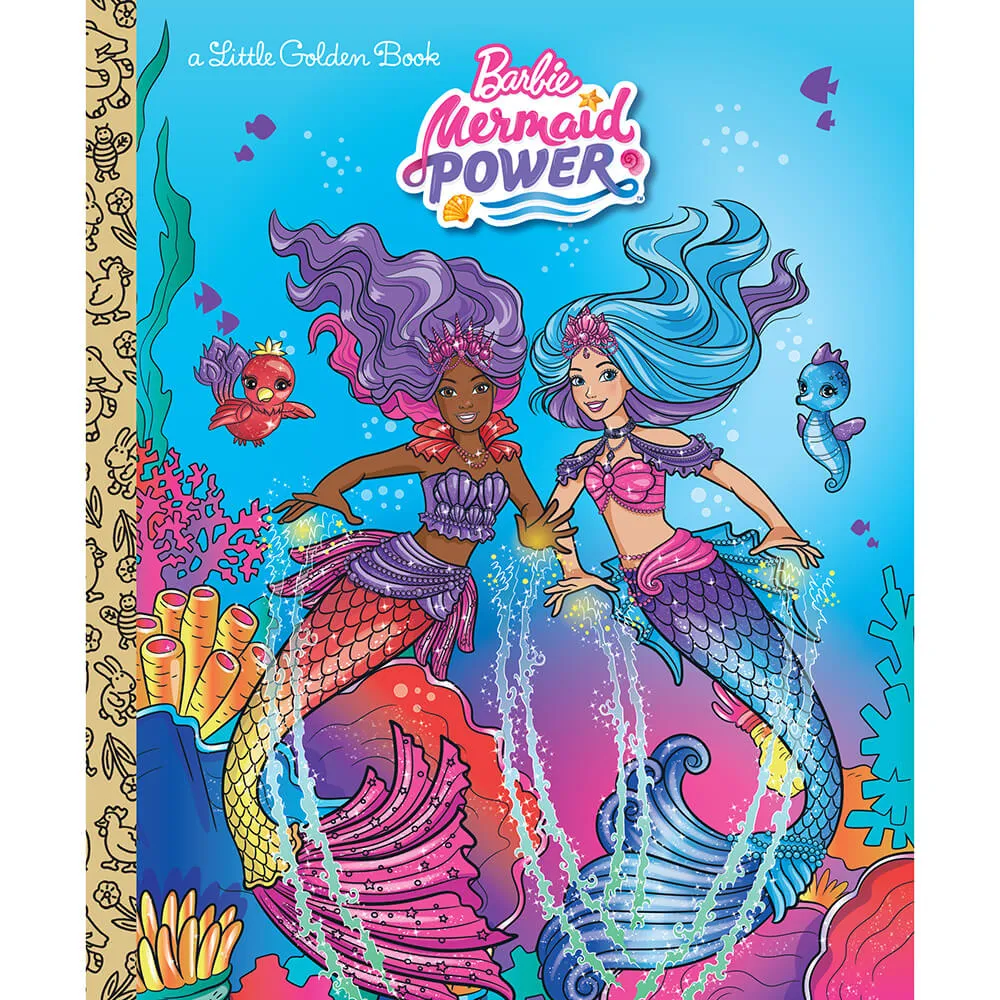 Little Golden Book Barbie Mermaid Power Little Golden Book (Barbie) (Hardcover)