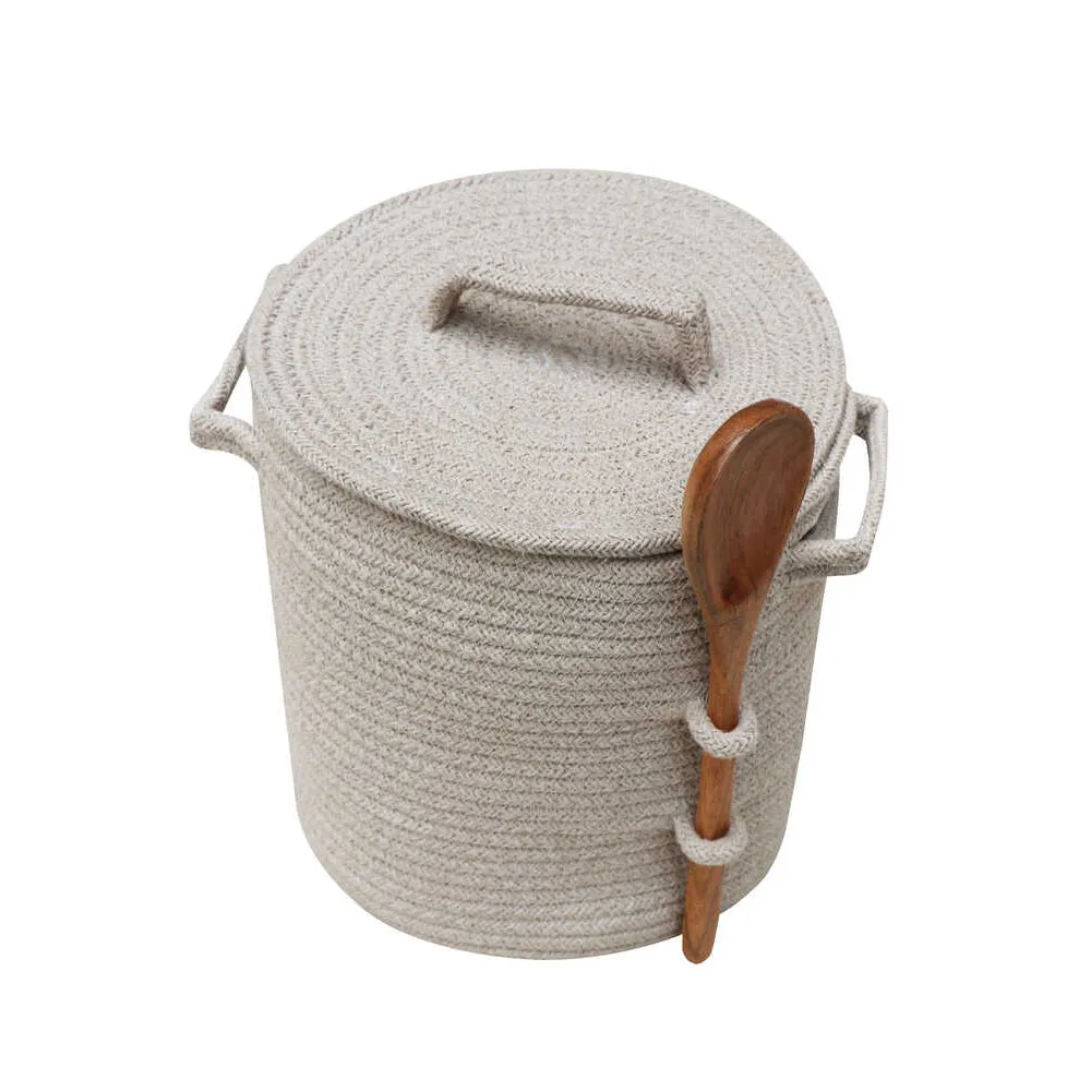 Lorena Canals Kitchen Play Basket Little Chef - 20x20x26cm (Pre-Order; Est. Delivery in 4-8 Weeks)