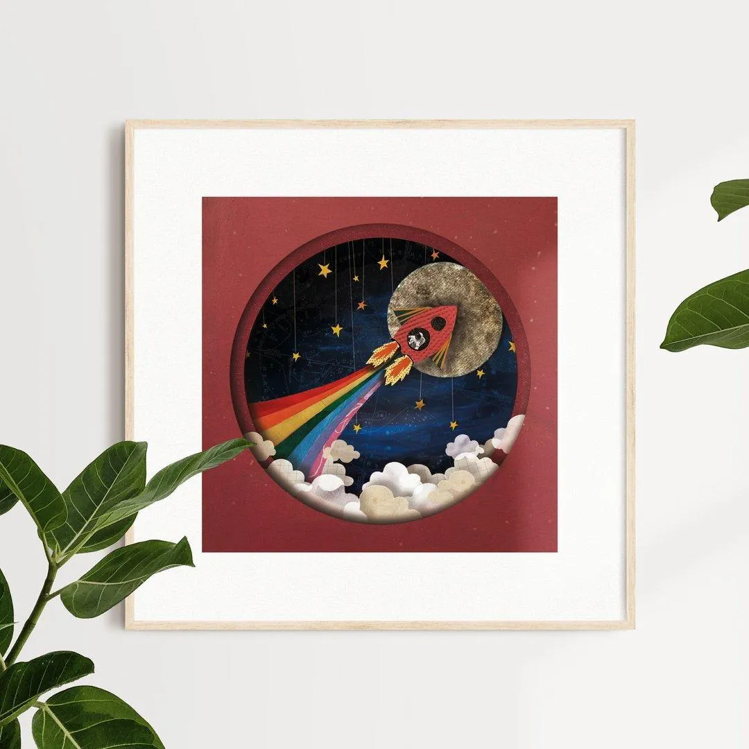 Maddy Sargent Print 'Zoom LAST TWO