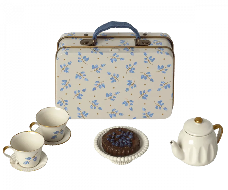 Maileg Afternoon Treat Tea Set Blue