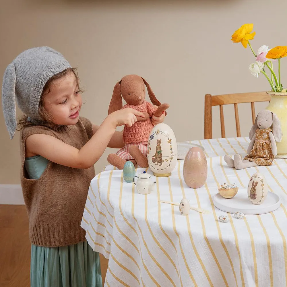 Maileg Babushka Wooden Nesting Easter Egg Set: RETIRED SOLD OUT