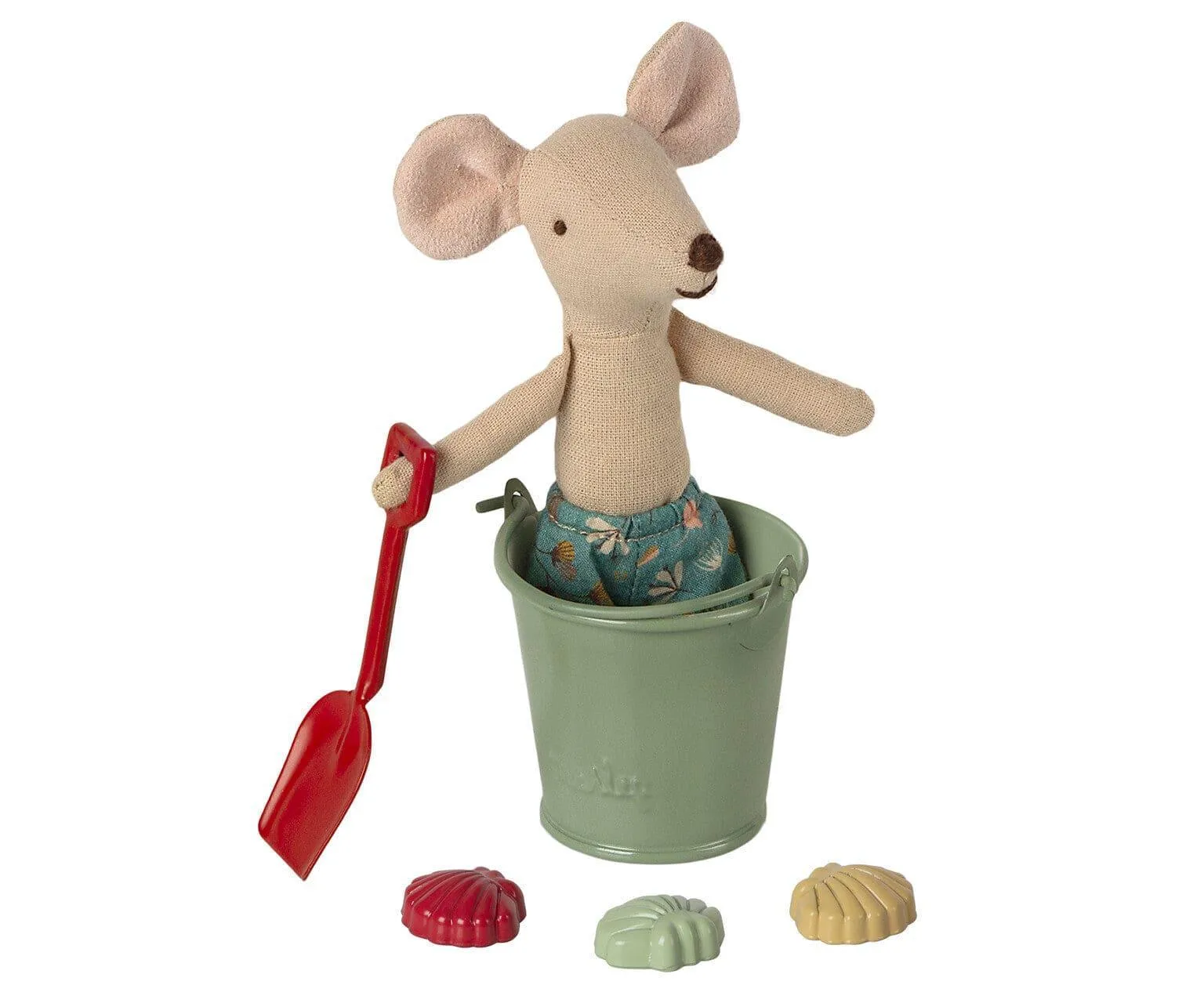 Maileg Beach Bucket Spade and Shells