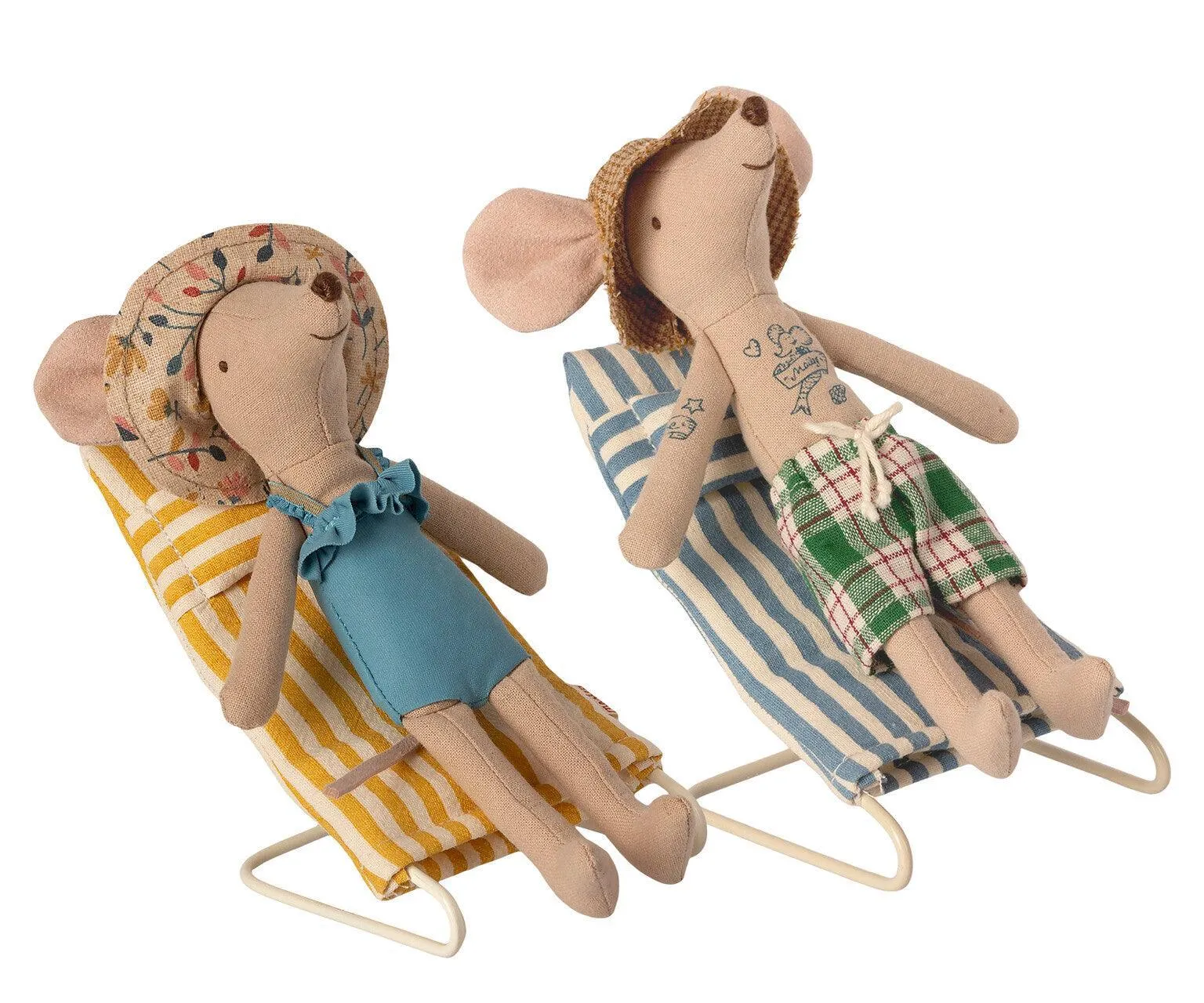 Maileg Beach Chair Set: RETIRED LAST CHANCE