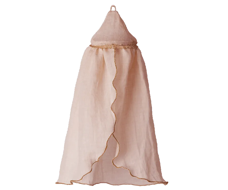 Maileg Bed Canopy- Rose: LOW STOCK
