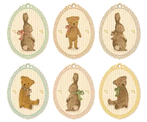 Maileg Bunnies and Teddies Gift Tags