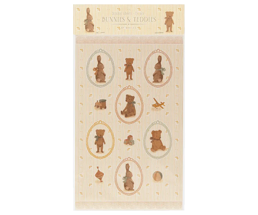 Maileg Bunnies and Teddies Stickers: LAST CHANCE