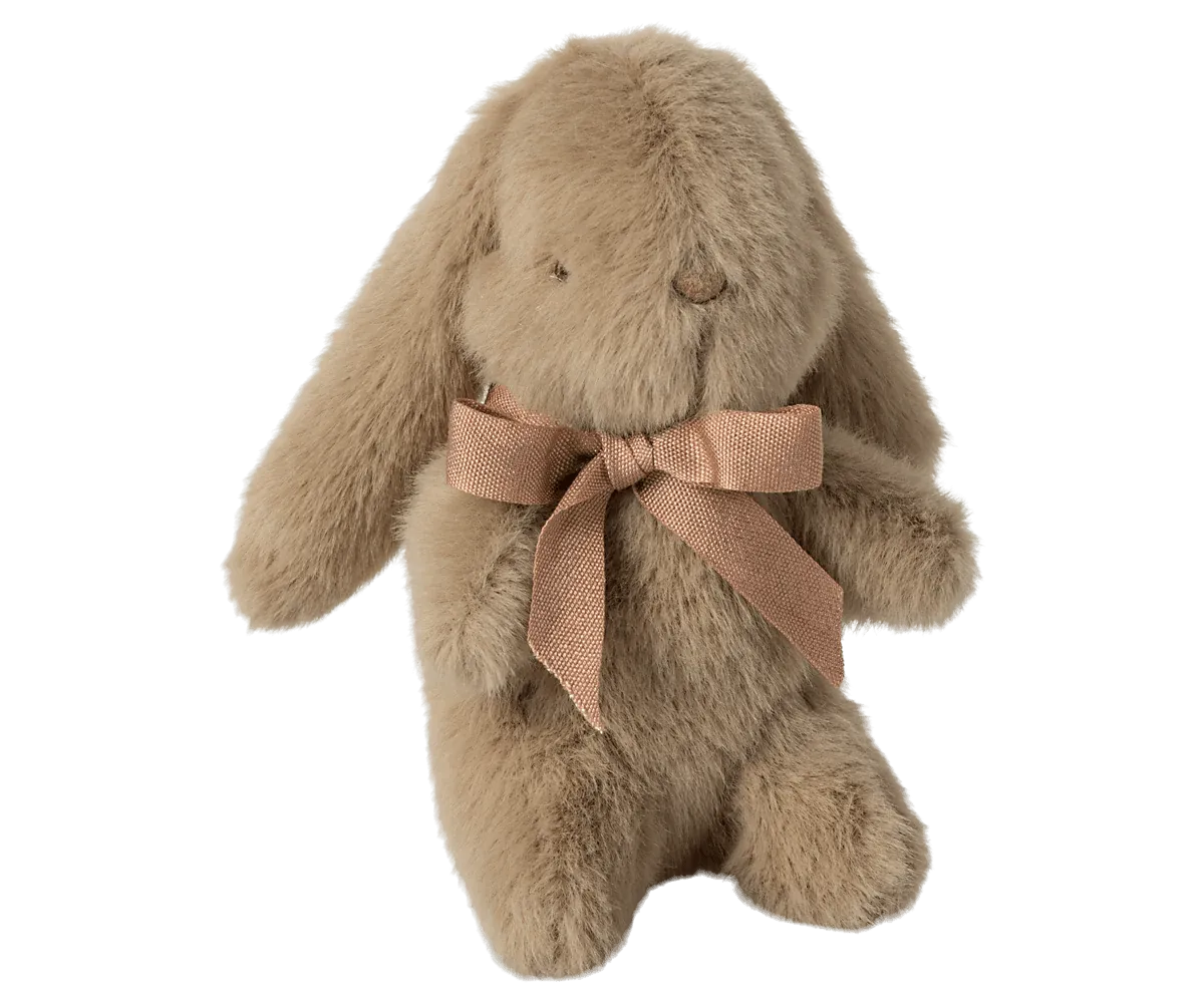 Maileg Bunny Plush Mini Dusty Brown SS25 LAST CHANCE