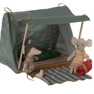 Maileg Camping Tent Mouse: RETIRED LAST CHANCE