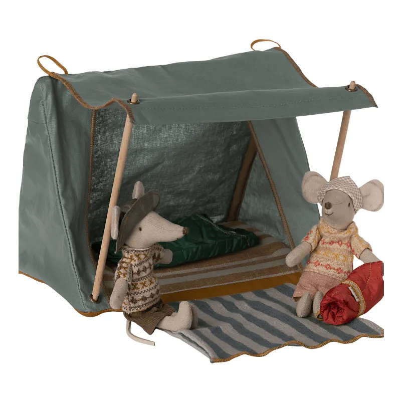 Maileg Camping Tent Mouse: RETIRED LAST CHANCE