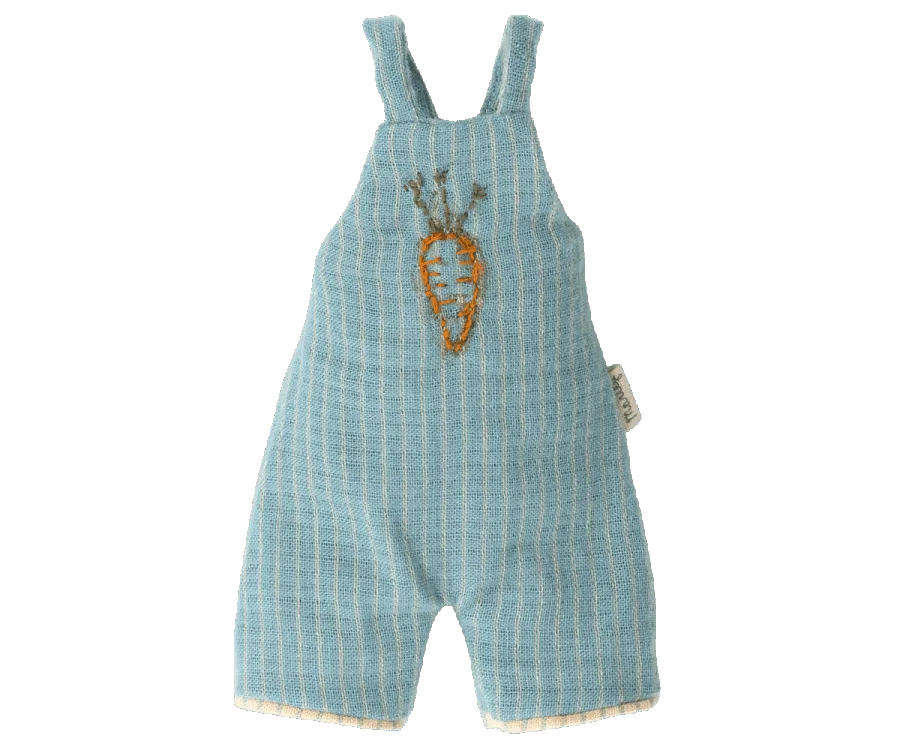 Maileg Carrot Overalls Dungarees for Size 2 Bunny Rabbits: SOLD OUT