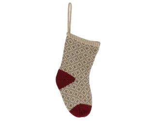 Maileg Christmas Stocking Soft Grey