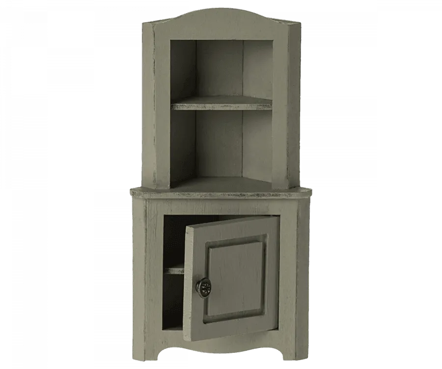 Maileg Corner Cabinet Mouse Sized Light Green: LAST ONE