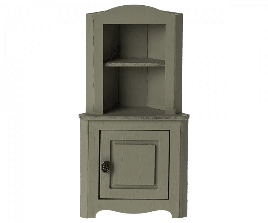Maileg Corner Cabinet Mouse Sized Light Green: LAST ONE