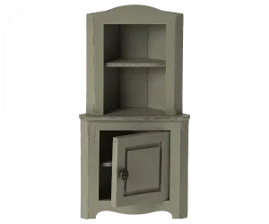 Maileg Corner Cabinet Mouse Sized Light Green: LAST ONE