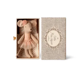 Maileg Dance Mouse in Daybed Little Sister: RETIRED SOLD OUT
