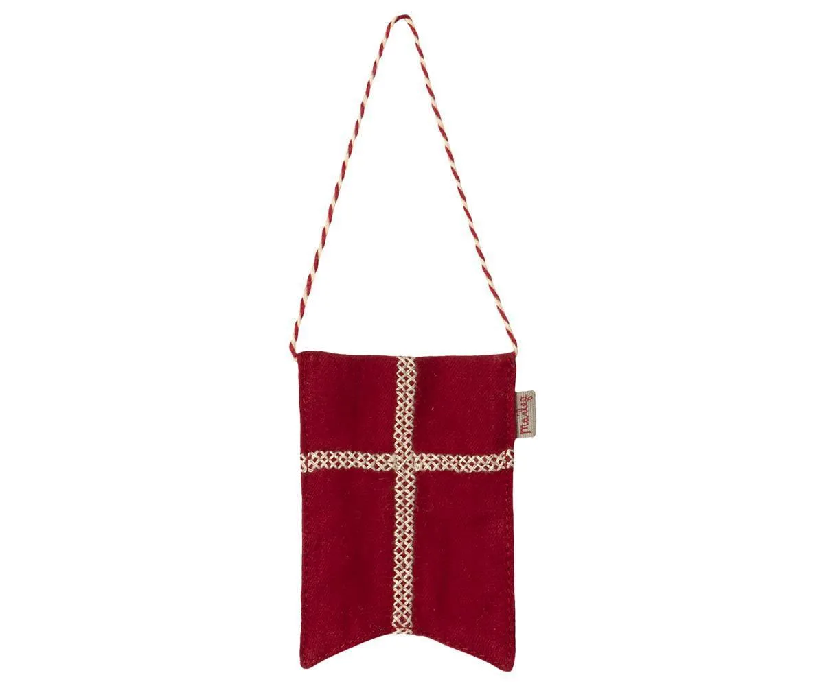Maileg Danish Flag Christmas Ornament
