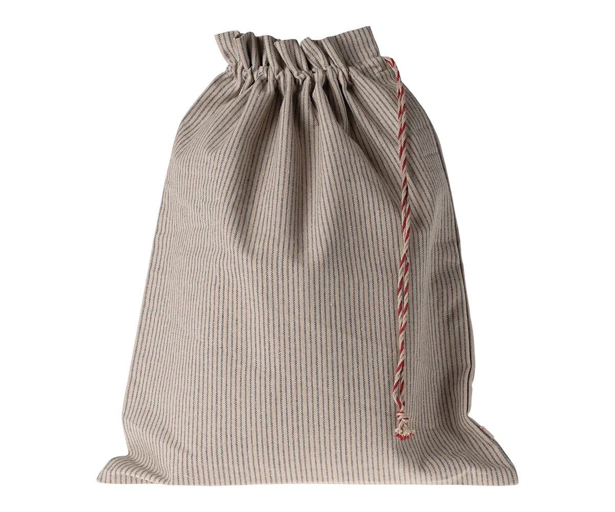 Maileg Fabric Bag Sand and Blue Stripes SOLD OUT