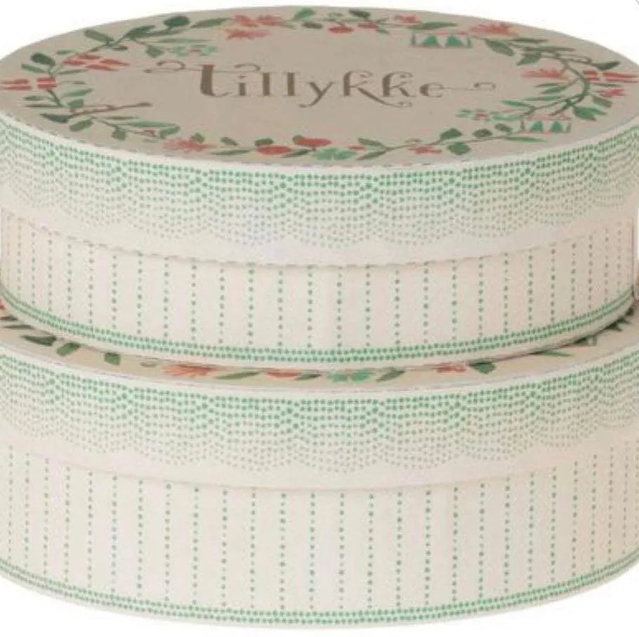 Maileg Gift Boxes Tillykke Congratulations Spring Summer 22 In Stock