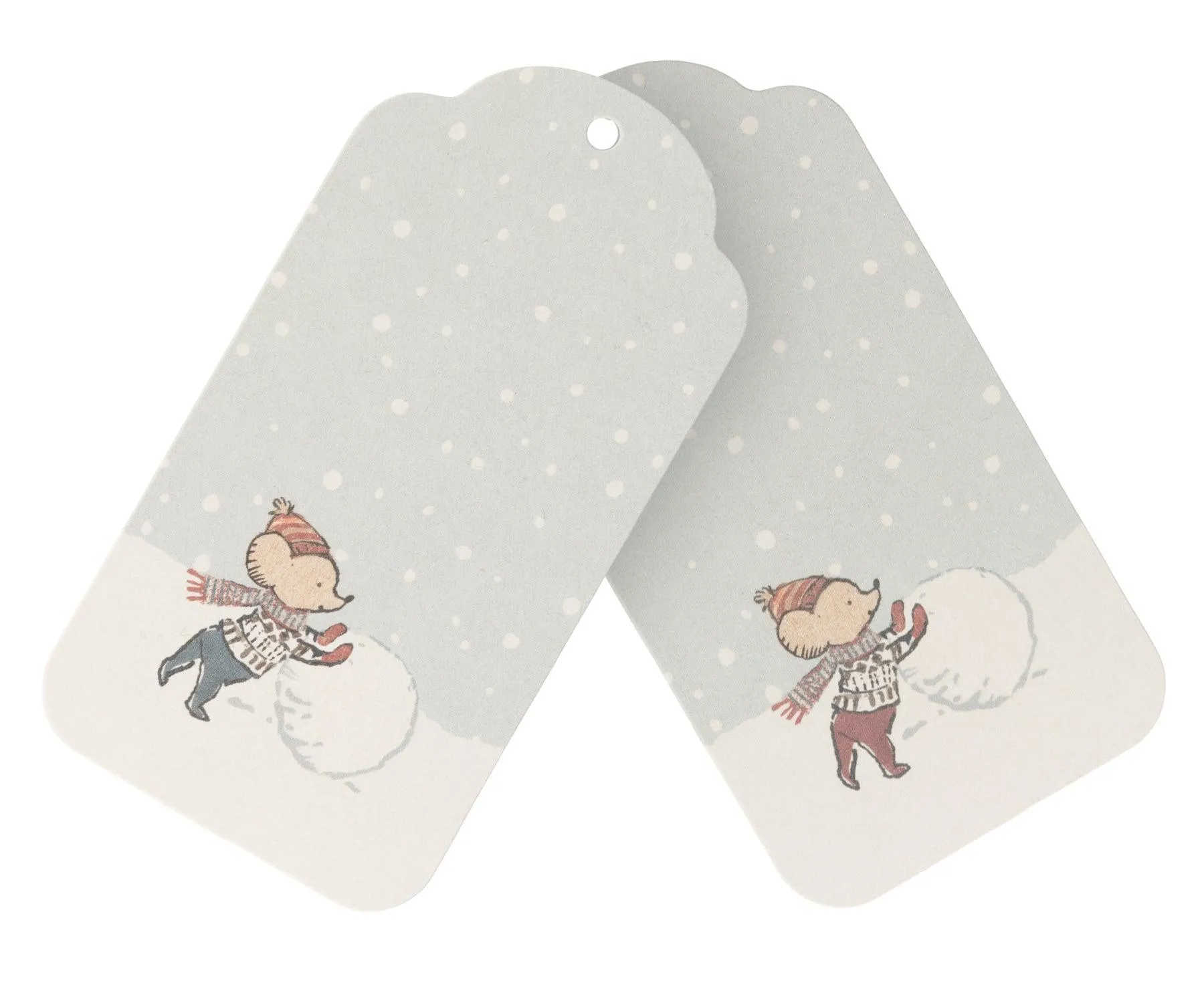 Maileg Gift Tags Christmas Wishes Mice set of 12
