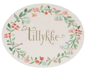 Maileg Gift Tags Tillykke Congratulations 15 pcs Spring Summer 22 In Stock