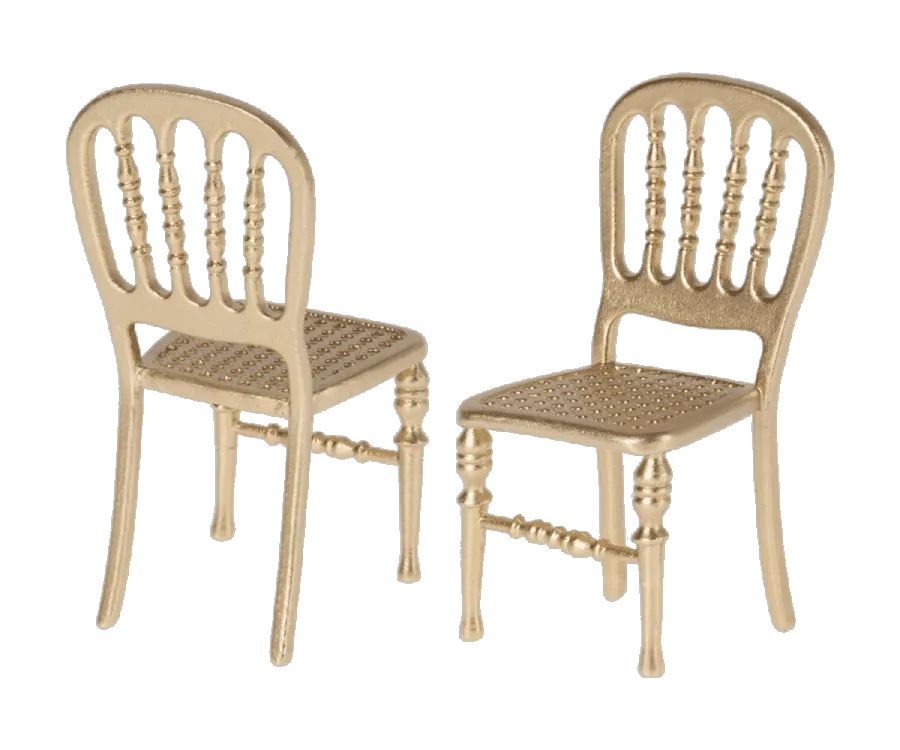 Maileg Gold Dining Chair BACK IN STOCK