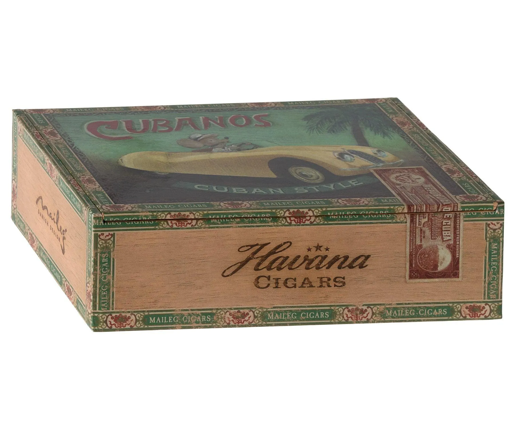 Maileg Grandparents Mice in Cigar box Mouse BACK IN STOCK