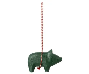 Maileg Green Pig Ornament FW24