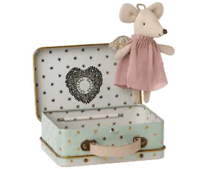 Maileg Guardian Angel Mouse in Suitcase: LAST CHANCE
