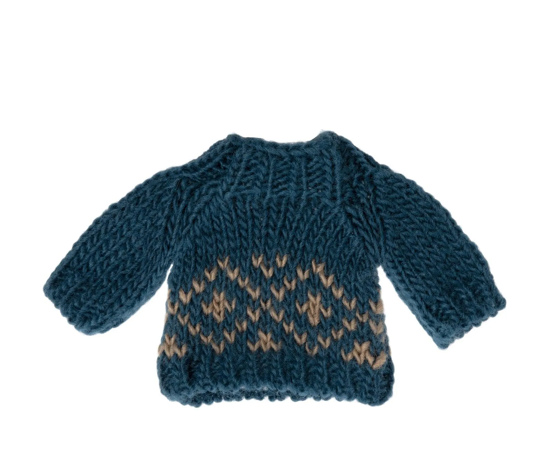 Maileg Knitted Blue Sweater Jumper for Mum/Dad Mouse