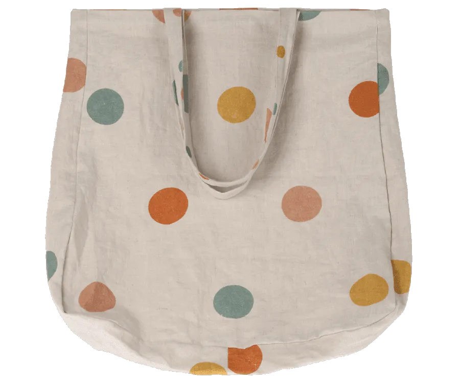Maileg Large Spotty Tote Bag: LAST CHANCE
