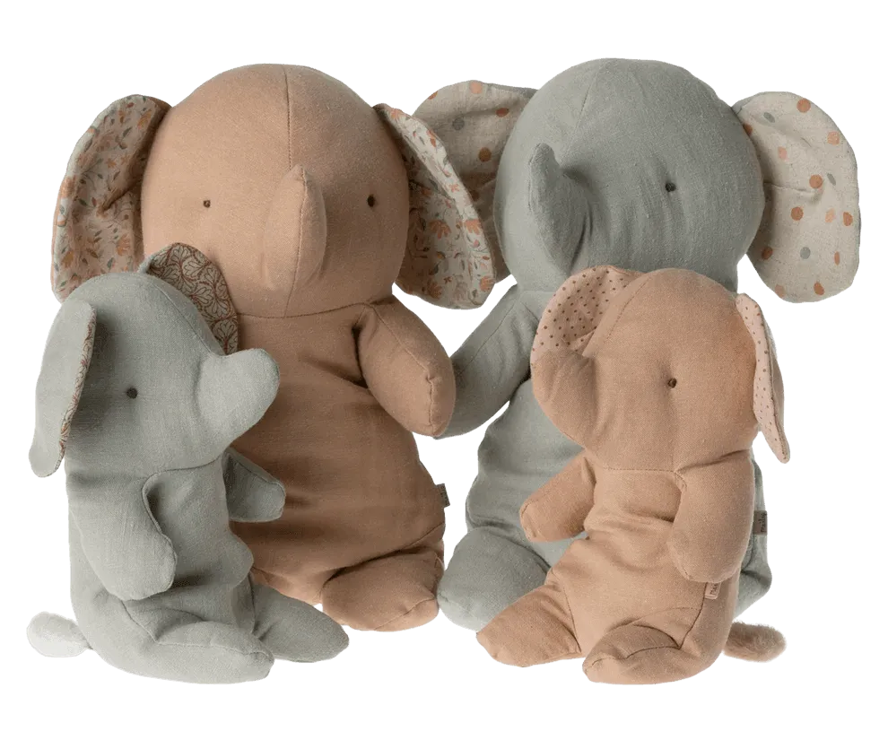 Maileg Medium Elephant Rose Safari Friend LAST ONE