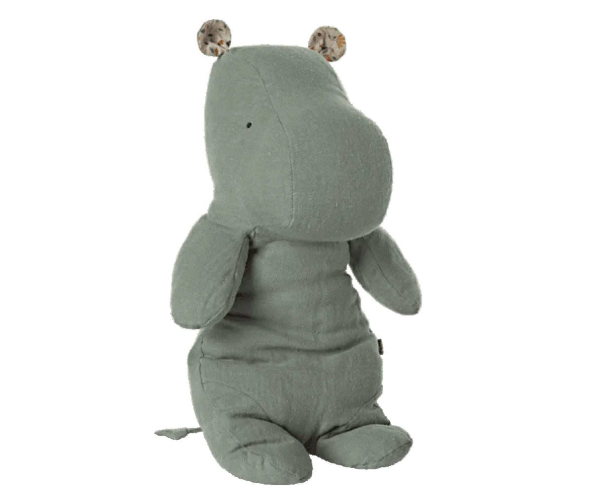Maileg Medium Hippo Chinos Green