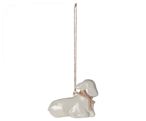 Maileg Metal Lamb Ornament Powder: SOLD OUT