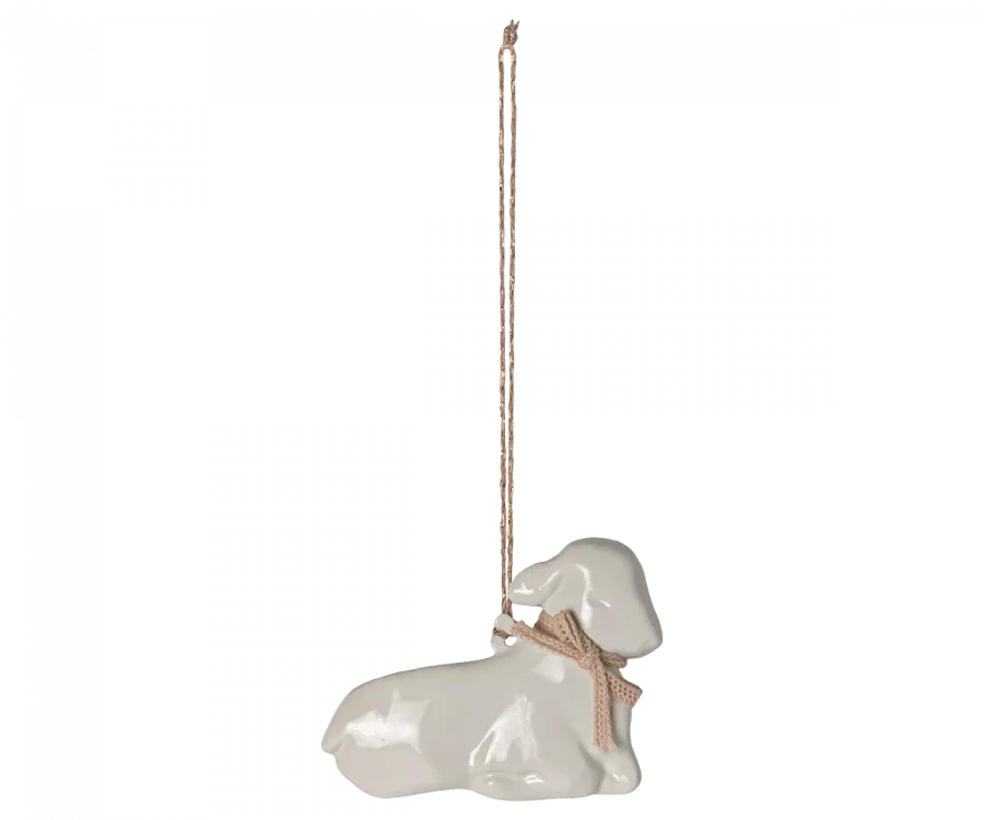 Maileg Metal Lamb Ornament Powder: SOLD OUT