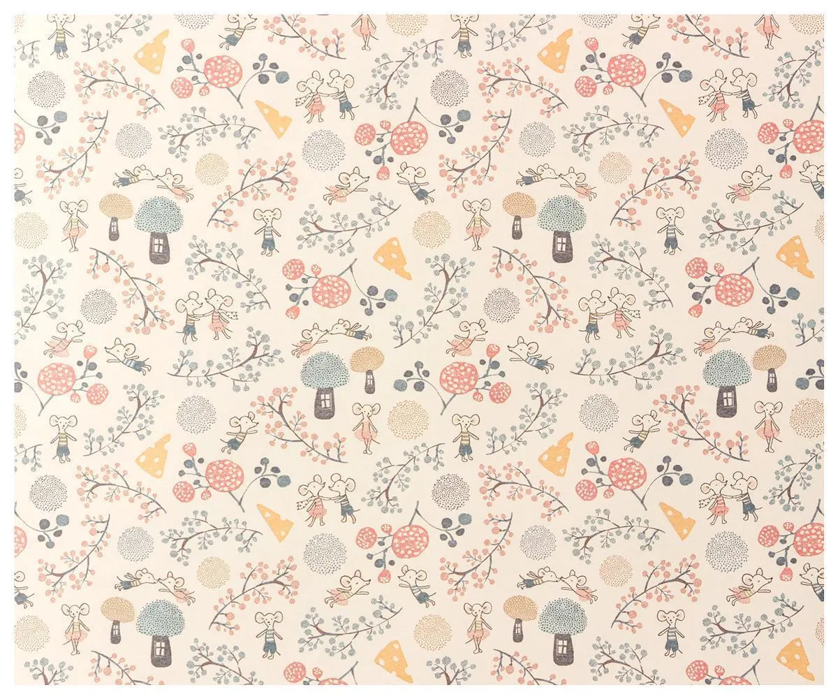Maileg Mice Party Gift Wrap Paper By The Metre