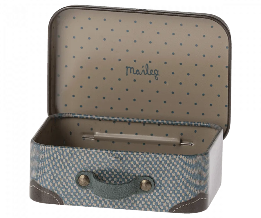 Maileg Micro Suitcase Tin Blue 2024 NEW ARRIVAL