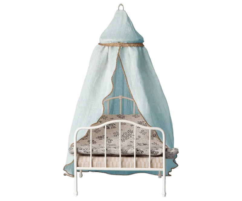 Maileg Mini Blue Bed: BACK SOON