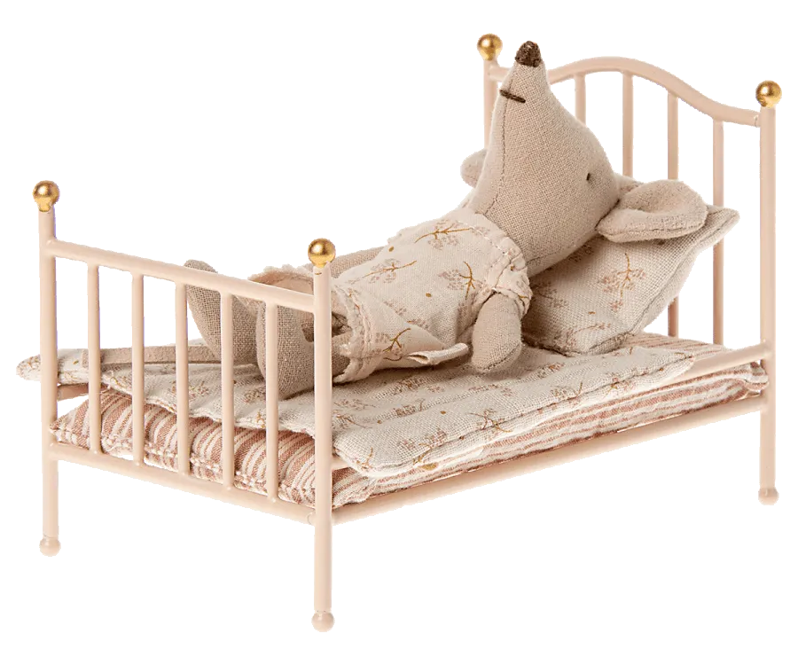 Maileg Mouse Bed Rose: RETIRED LAST ONE