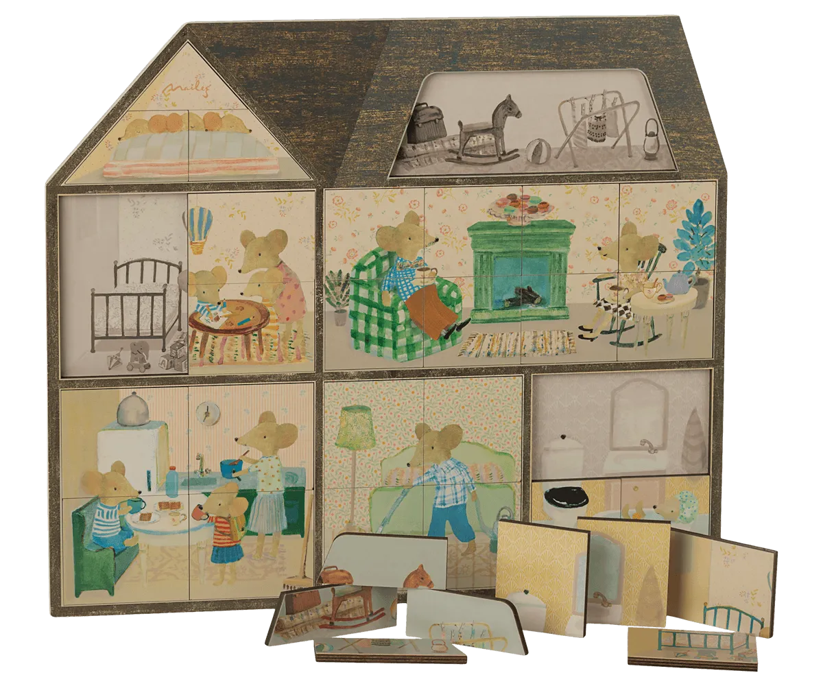 Maileg Mouse House Farmhouse Jigsaw Puzzle PREORDER DUE MAY