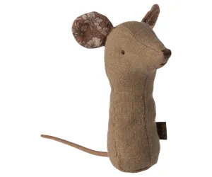Maileg Mouse Rattle Light Umber FW 2024 NEW ARRIVAL
