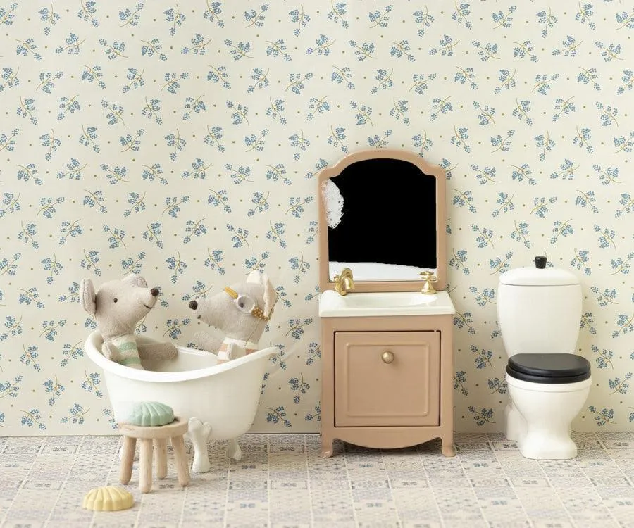 Maileg Mouse Sink Dresser with Mirror Powder: BACK IN STOCK
