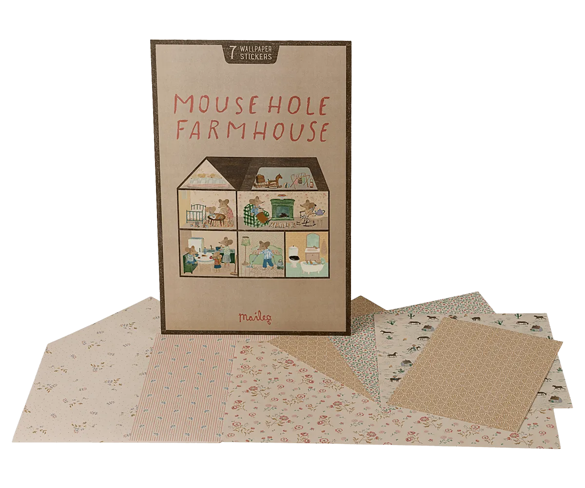 Maileg Mousehole Farmhouse Wallpaper SS25 PREORDER DUE MAY
