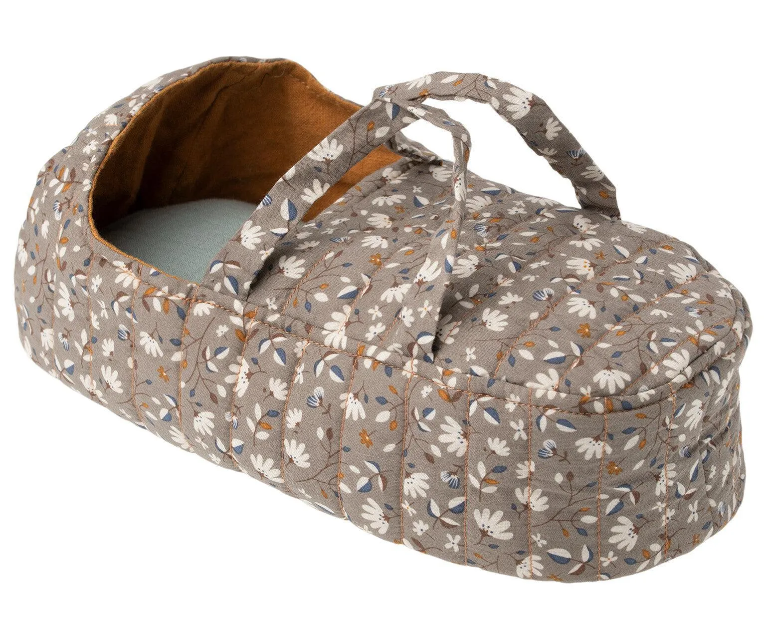 Maileg Quilt carry cot - Ocher LAST ONE