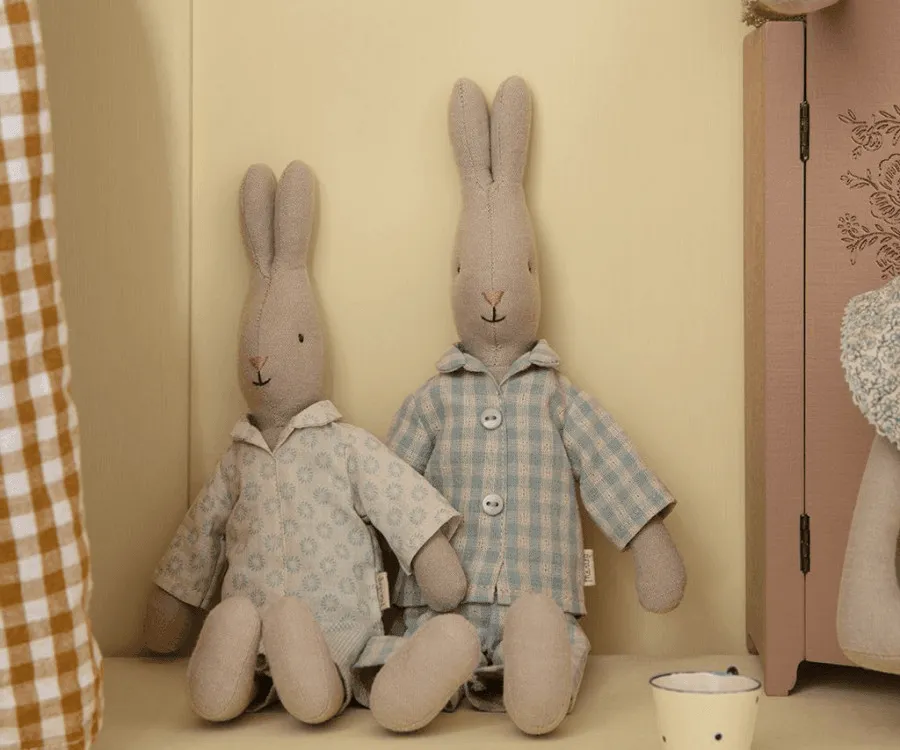 Maileg Size 2 Bunny Rabbit Pjs: LAST CHANCE
