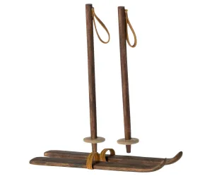 Maileg Ski Poles Mother & Father FW24 IN STOCK